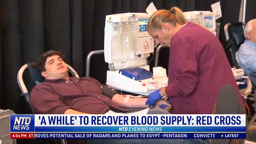 'A While' to Recover Blood Supply: Red Cross