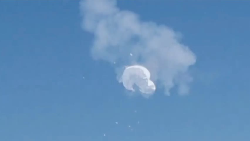Un ballon espion chinois abattu au-dessus de l'Atlantique