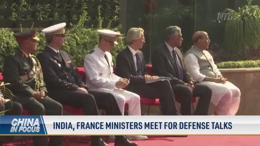 India, France Ministers Meet for Defense Talks