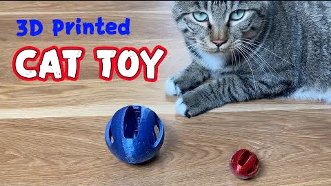3D Printed Cat Toy: Why doesn’t he like it?😥