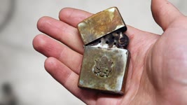 Zippo lighter restoration - US Army lighter brought back to life