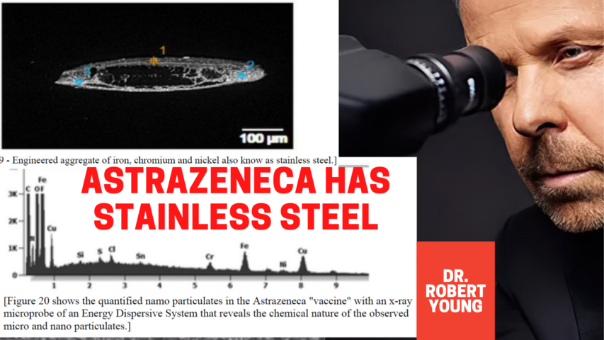 Did Dr. Robert Young find graphene oxide in the Astrazeneca “vaccine”?