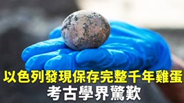 以色列發現保存完整千年雞蛋  考古學界驚歎 - 國際新聞 - 新唐人亞太電視台