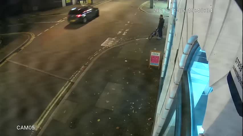 Dramatic CCTV footage is released in hit-and-run investigation