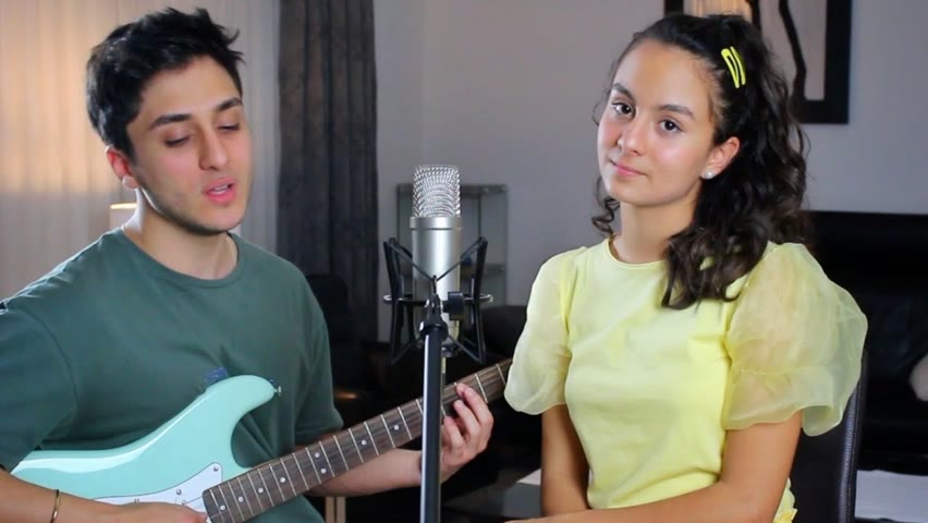 Stuck With U - Ariana Grande & Justin Bieber (Cover by Buri and Sister Sezin)