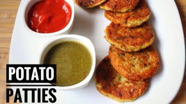 How to make Easy Potato Patties Recipe at home || Potato Patties Recipe || Allu Tikki Recipe at home