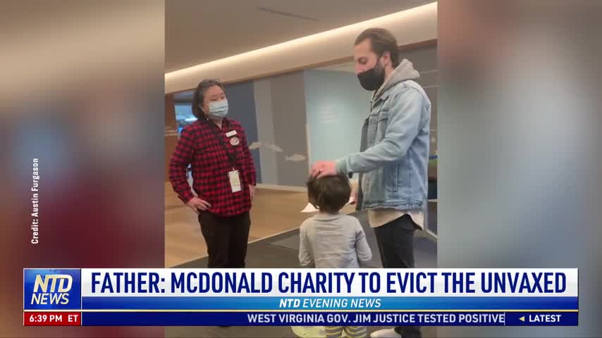 Father: McDonald Charity to Evict the Unvaccinated