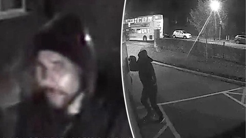 CCTV Shows Thief Breaking Into Ambulance While Paramedics Treat Patient