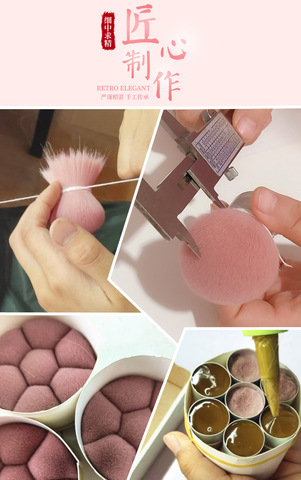 Makeup Brushes Manufacturing Process.