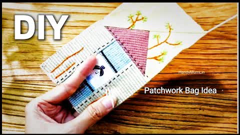 DIY Patchwork Bag Idea┃HandyMumLin Sewing Project