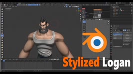 Create Stylized Logan in Blender