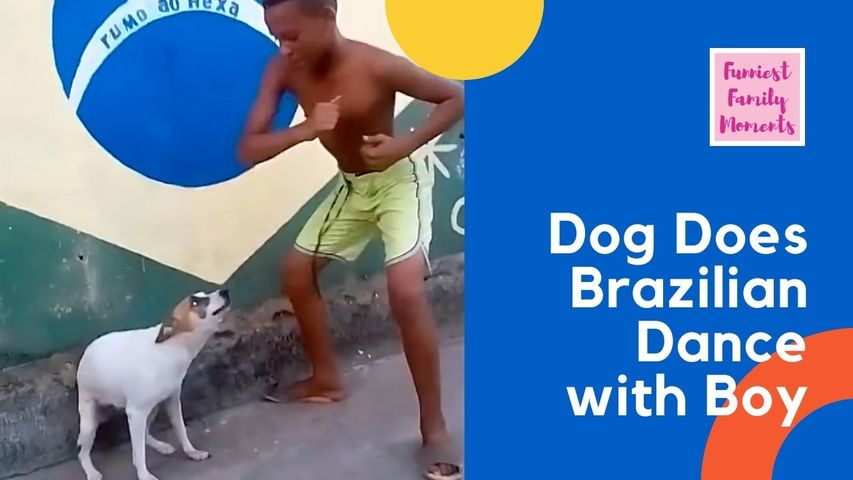 Dog Does Brazilian Dance with Boy