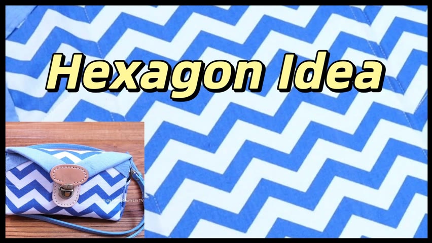 How to fold Hexagon into Sling Bag