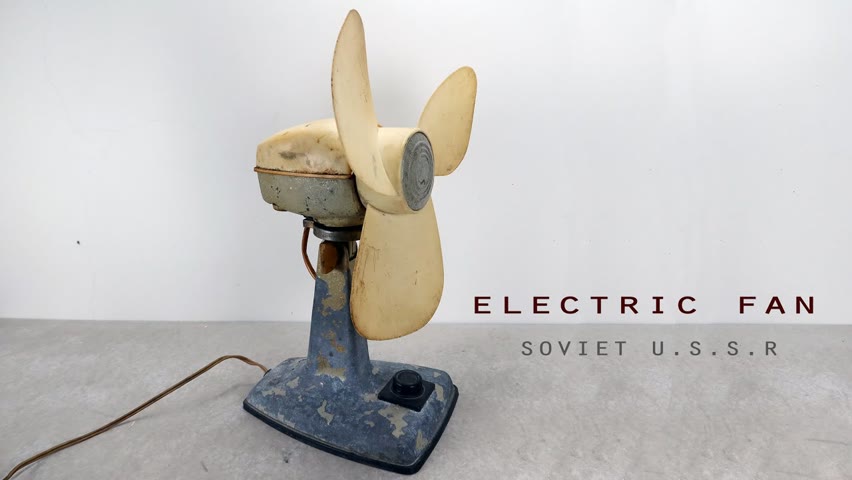 Soviet Vintage Electric Fan Restoration