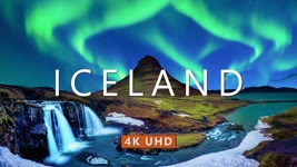 ICELAND NATURE in 4K UHD Drone Film + Relaxing Piano Music for Stress Relief, Sleep, Spa, Yoga, Cafe