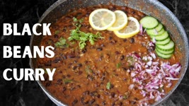 Black Beans Curry Vegan Recipe