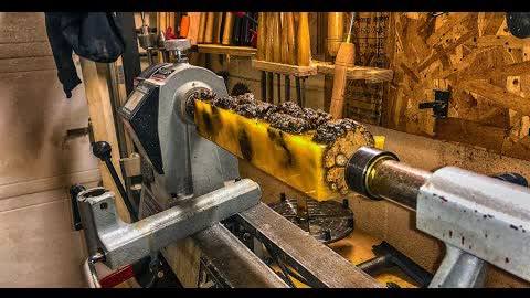 Wood Turning - Burl to handle carbide tool