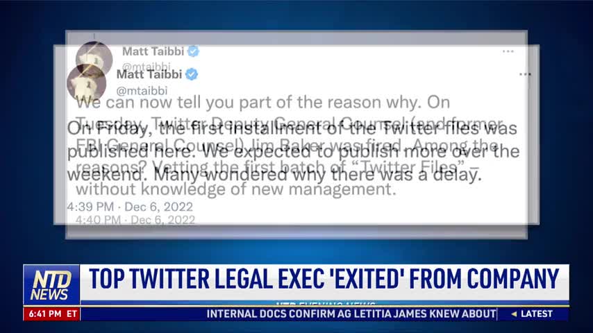 Top Twitter Legal Exec ‘Exited’ From Company