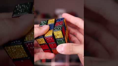 MOST Expensive 3x3 Rubik's Cube! (Crystals)