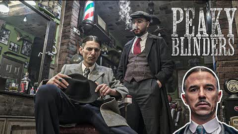 ASMR - How to Get BILLY KIMBER HairStyle - Peaky Blinders Chop / Haircut - Old School Barber Shop