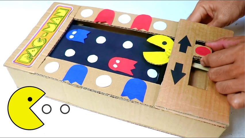 How to Make Amazing PACMAN Game from Cardboard