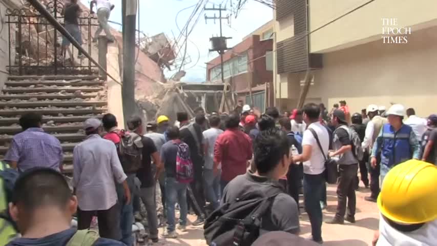 Cuernavaca reels after Mexico quake hits colonial city.mp4