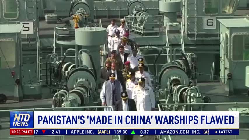 Pakistan's 'Made in China' Warships Flawed