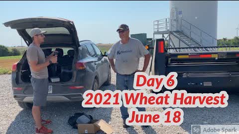 Day 6 - 2021 Wheat Harvest  / June 18 (Medicine Lodge, Kansas)