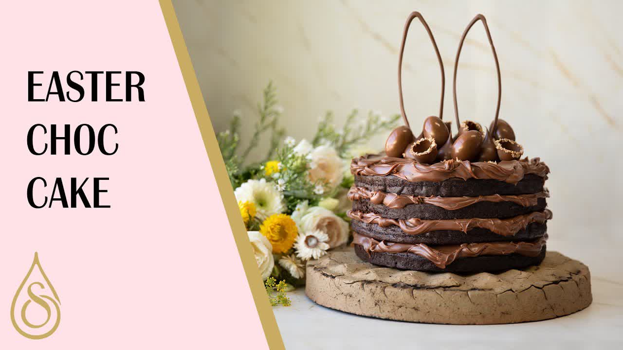 Decadent Layered Chocolate Cake (Full Recipe) | Kirsten Tibballs