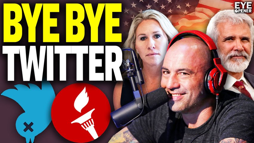 Twitter suspensions of Dr. Malone & Rep. Greene pushed Joe Rogan to lead his 7.8M followers to Gettr