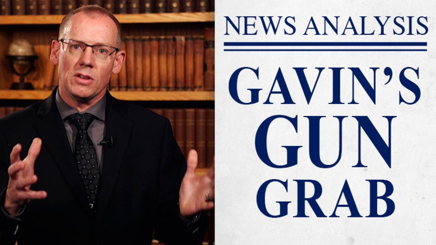 Gavin Newsom & the Gun Control Convention | JBS News Analysis