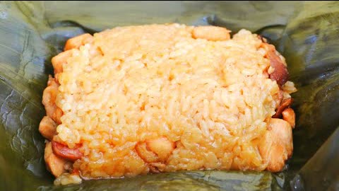 Chicken Sticky Rice Dim Sum Recipe #Shorts "CiCi Li - Asian Home Cooking"