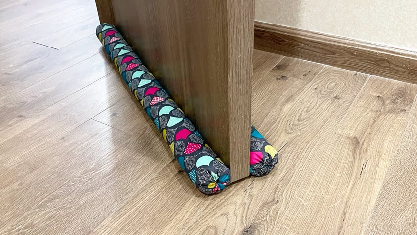 DIY door draft stopper - Reduces noise, cold air, wind, light, and smells or noise
