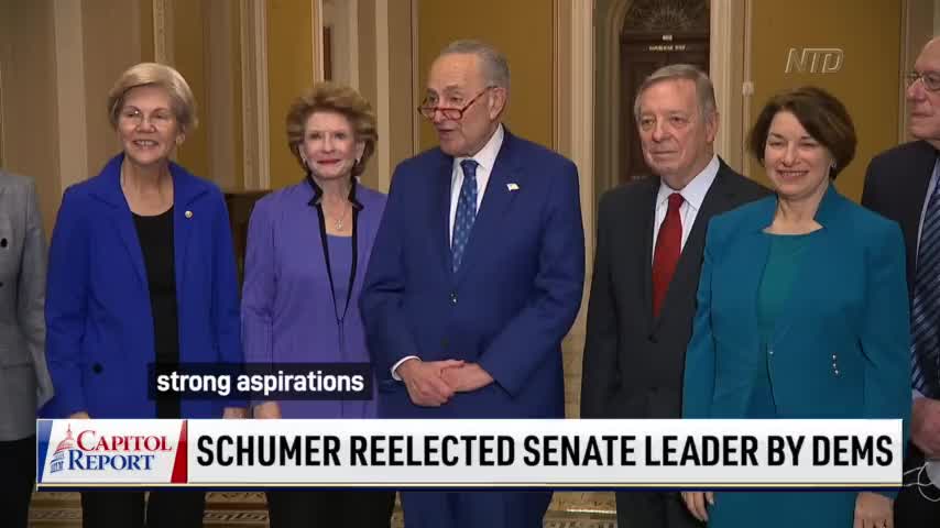Schumer Reelected as Senate Majority Leader