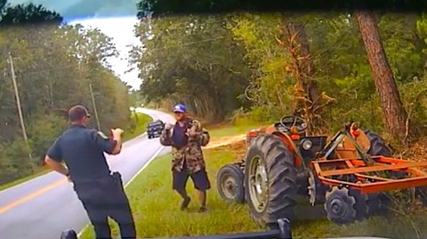 Florida Man Tasered After Being Pulled Over on Stolen Tractor