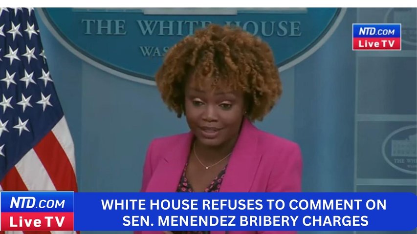 White House Refuses to Comment on Sen. Menendez Bribery Charges
