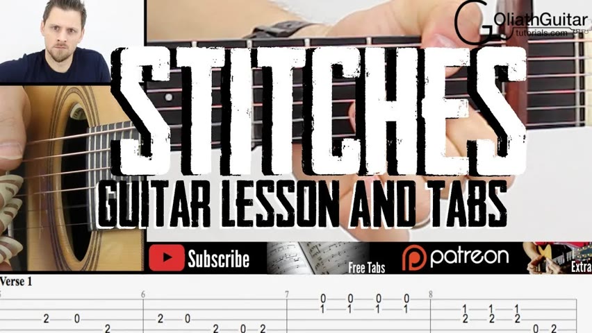 Shawn Mendes - Stitches (Guitar Lesson)