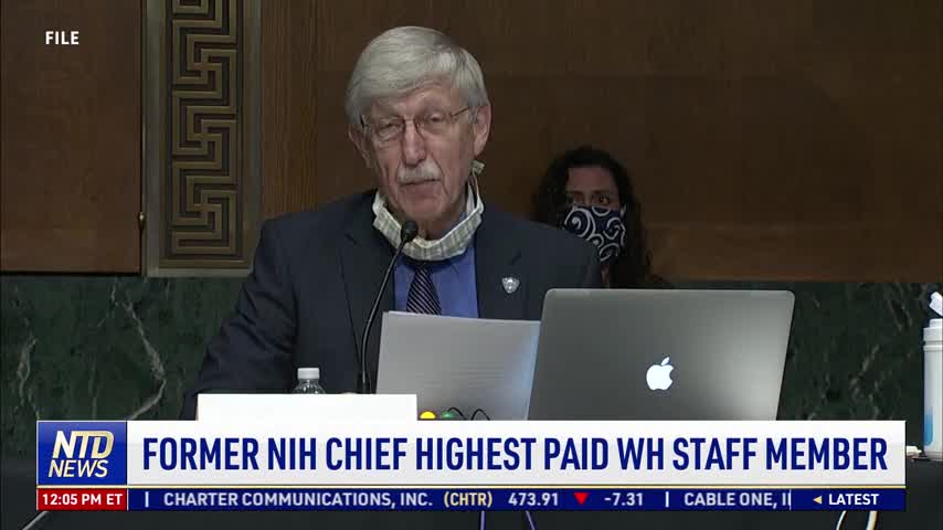 Former NIH Chief Highest Paid White House Staff Member