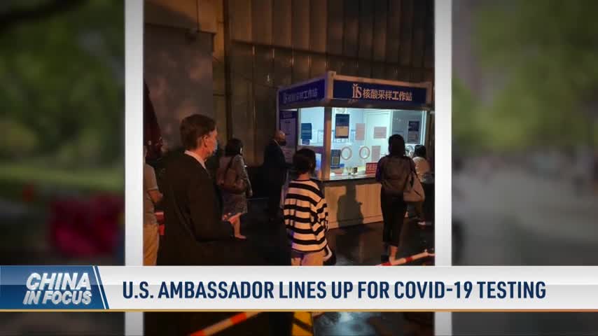 US Ambassador Lines Up for COVID-19 Testing