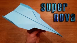 How To Make a Paper Airplane That Flies 100 Feet | Supernova