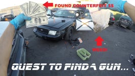 Searching Police Cars Found Counterfeit Money! Ford Crown Vic Cop Auto Explore