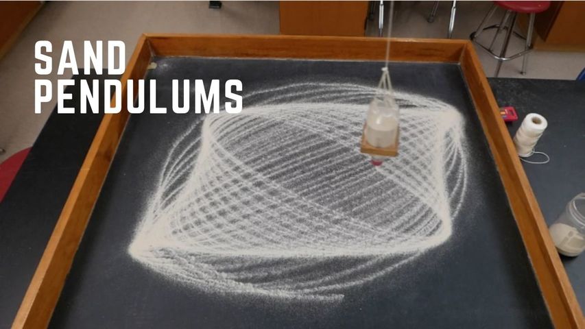 Sand Pendulums - Lissajous Patterns - Part One // Homemade Science With Bruce Yeany