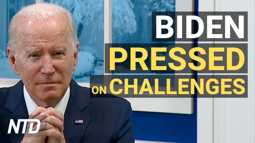 Biden Pressed by Reporters on Unfulfilled Promises; SCOTUS Justices Deny Friction Over Masks | NTD