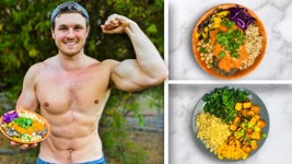 EATING LIKE A VEGAN GLADIATOR | High Protein + Macros (Dieting Series)