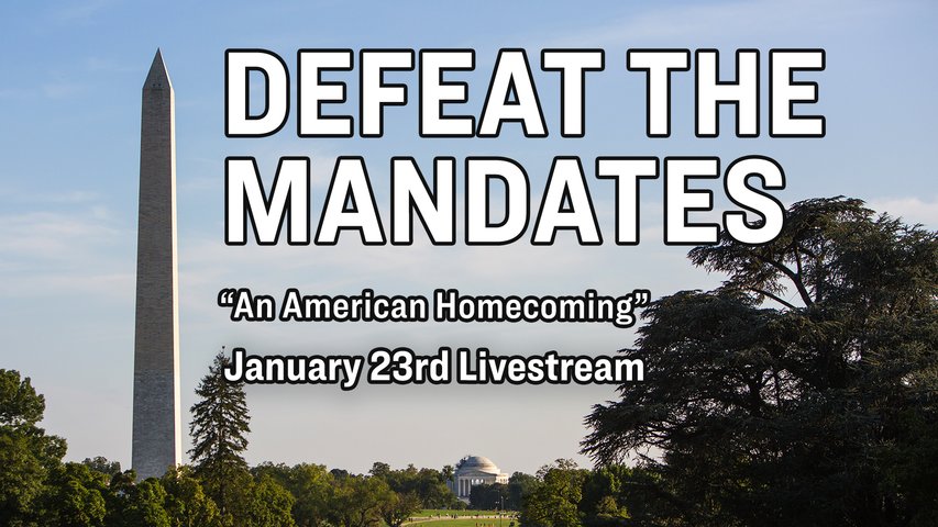 LIVE: "Defeat the Mandates" March