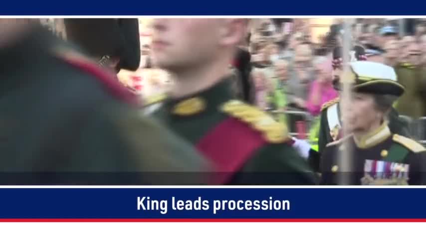 King Leads Solemn Procession in Edinburgh; Ukraine Keeps Up Momentum in Northeast