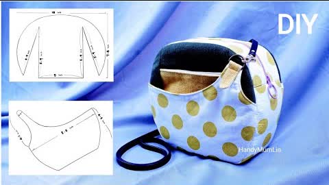 DIY SUPER Lovely Sling Bag┃Free Sewing Pattern