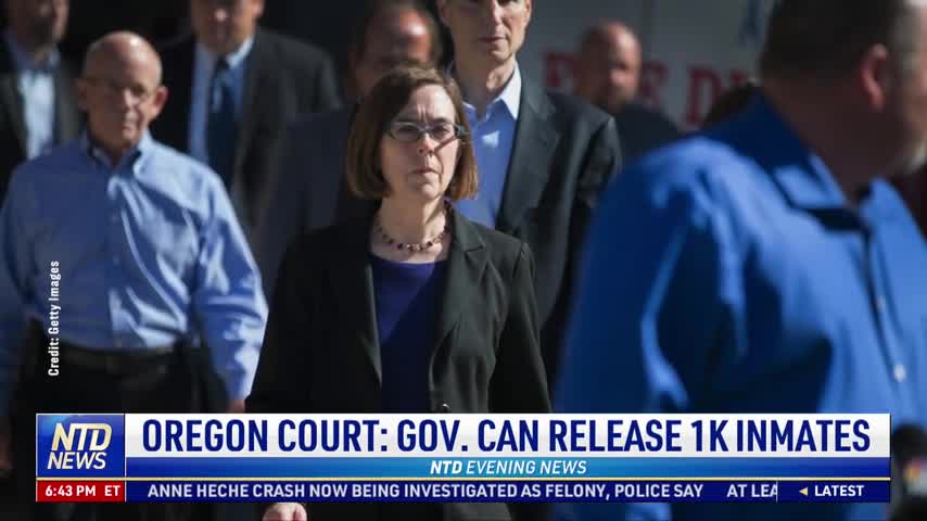 Oregon Court: Gov. Can Release 1,000 Inmates