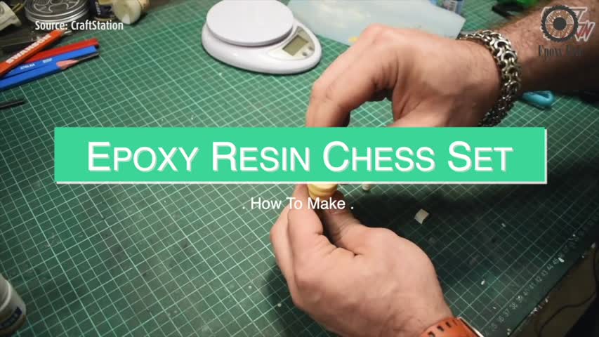 Epoxy Resin Chess Set How To Make