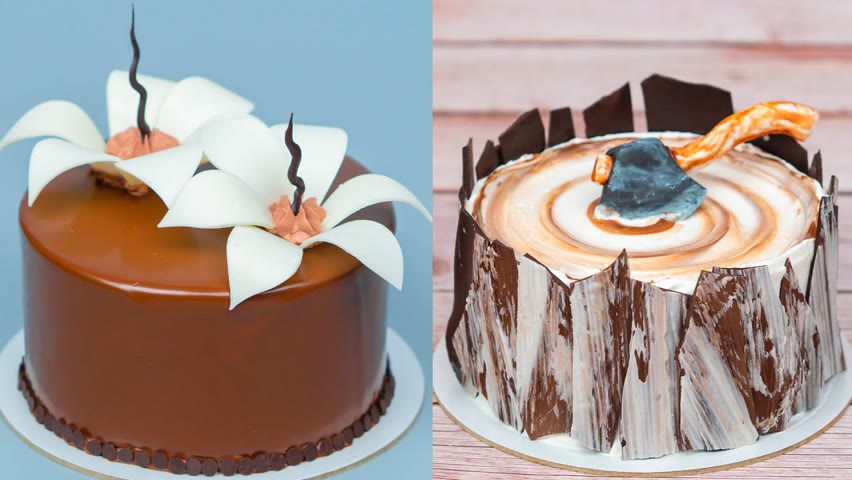 So Yummy Chocolate Decorating Birthday Cake | Fancy Chocolate Cake Decorating IDeas | So Tasty Cake